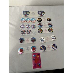 Lot‎ of 25 Vintage Lisa Frank Horses Music Unicorn Stars Hearts Stickers Light